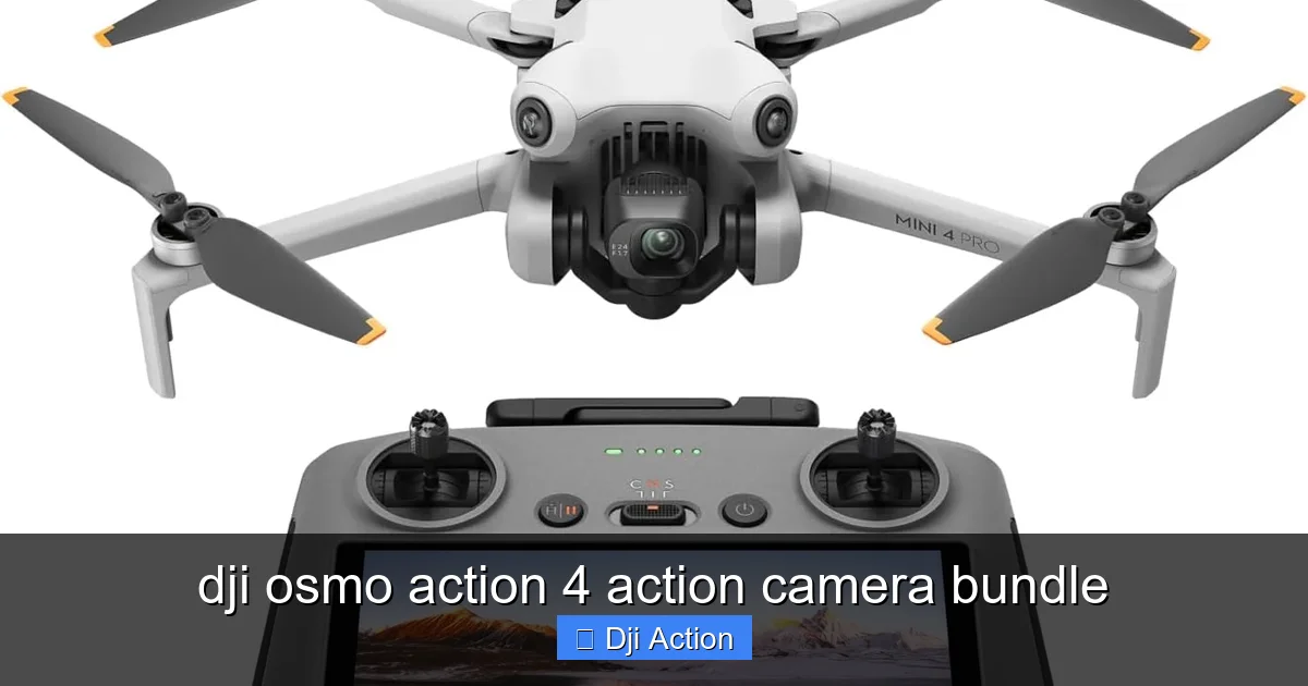 Featured image for dji osmo action 4 action camera bundle