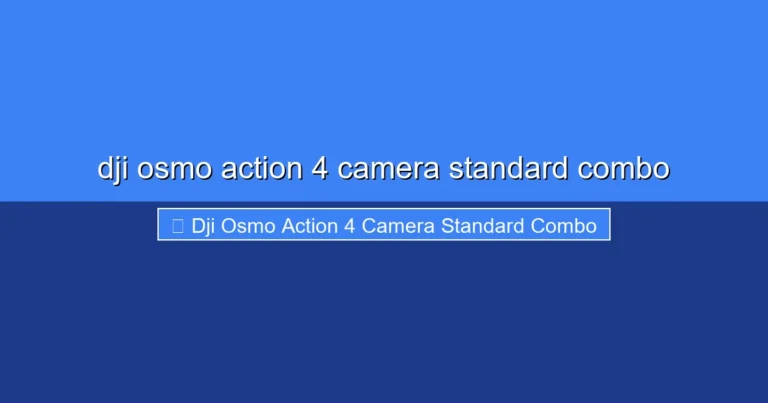 Featured image for dji osmo action 4 camera standard combo