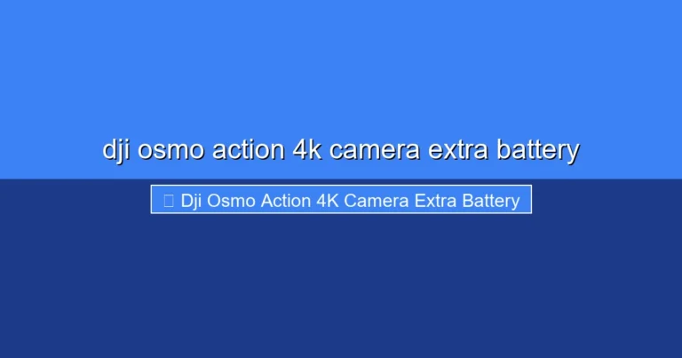 Featured image for dji osmo action 4k camera extra battery