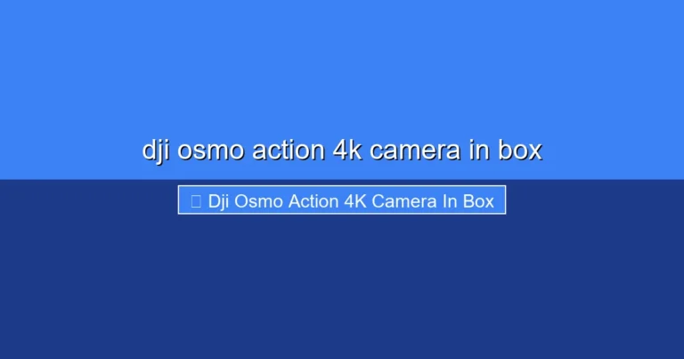 Featured image for dji osmo action 4k camera in box
