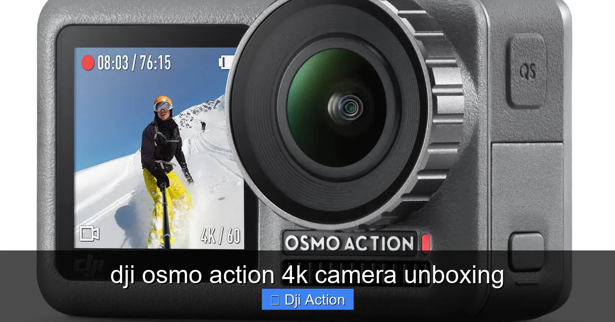 Featured image for dji osmo action 4k camera unboxing