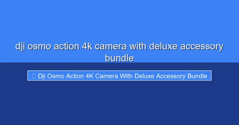 Featured image for dji osmo action 4k camera with deluxe accessory bundle