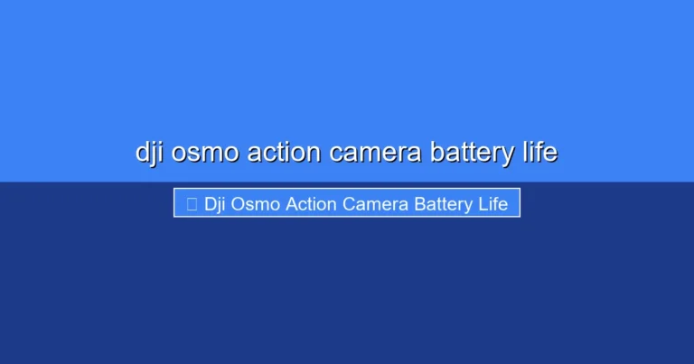 Featured image for dji osmo action camera battery life