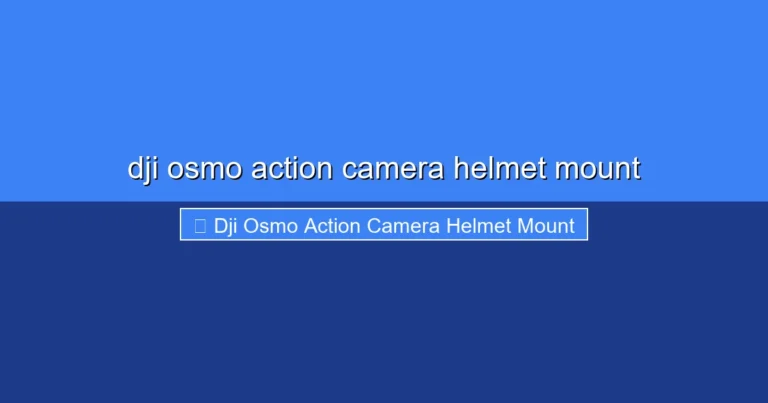 Featured image for dji osmo action camera helmet mount