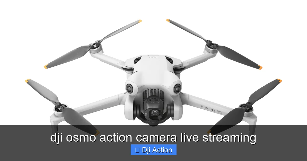 Featured image for dji osmo action camera live streaming