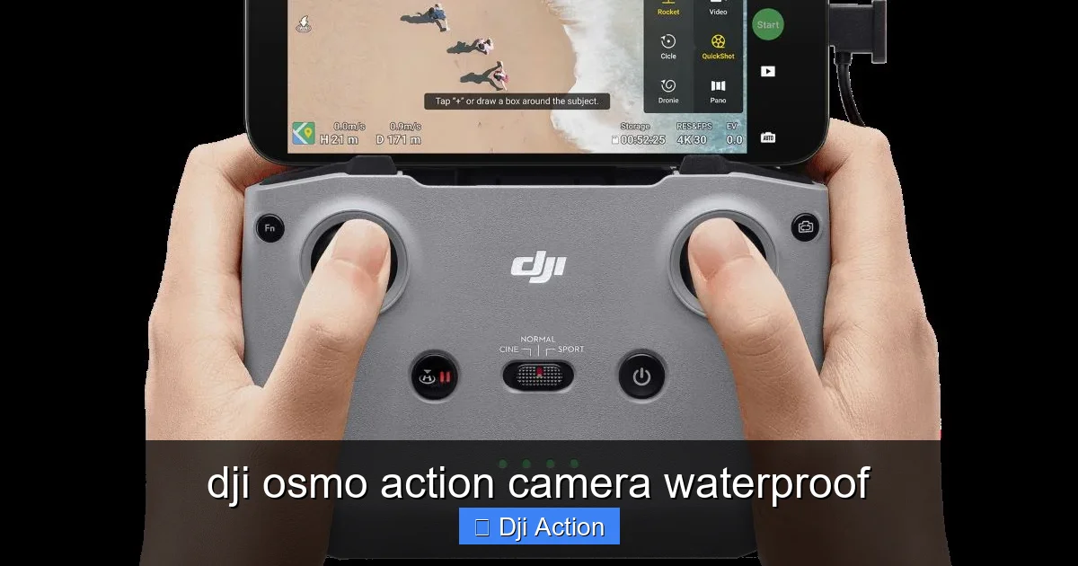 Featured image for dji osmo action camera waterproof