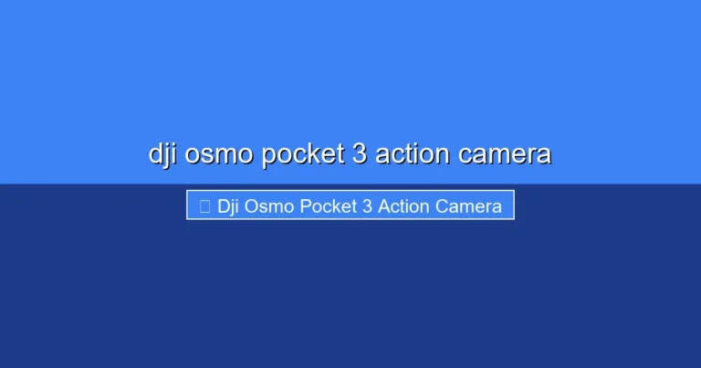 Featured image for dji osmo pocket 3 action camera