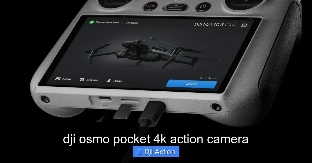 Featured image for dji osmo pocket 4k action camera