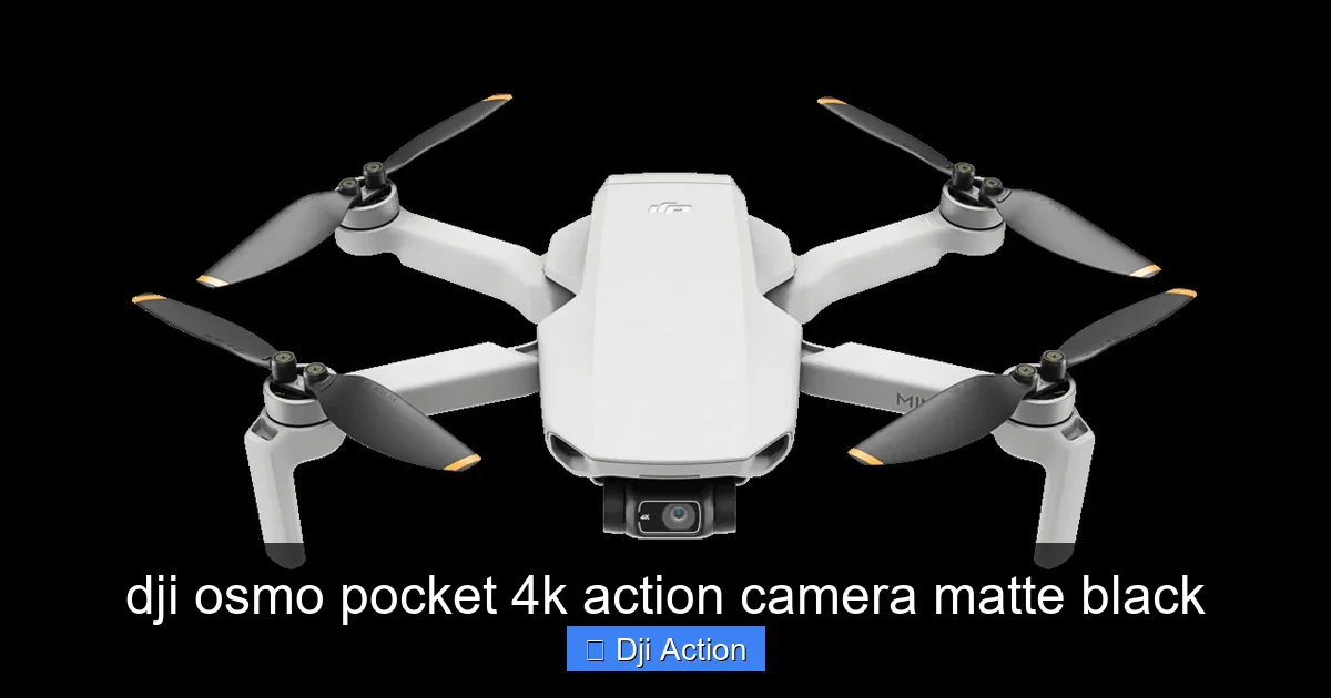 Featured image for dji osmo pocket 4k action camera matte black
