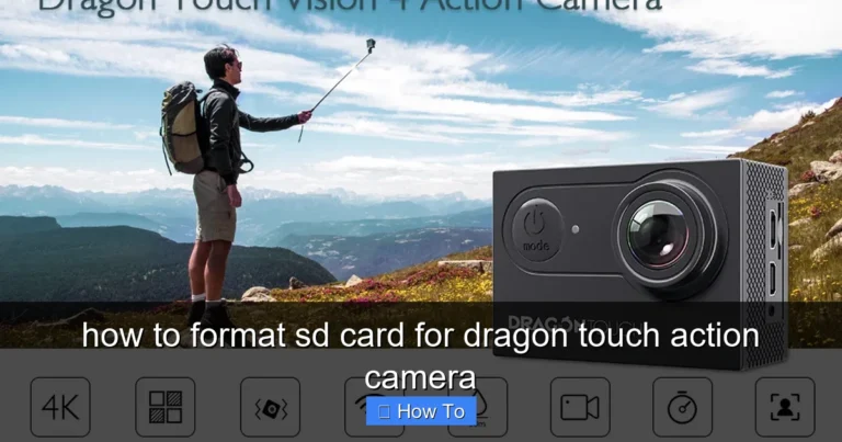 Featured image for how to format sd card for dragon touch action camera