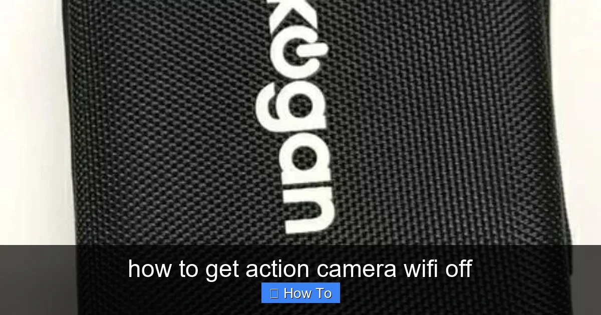 Featured image for how to get action camera wifi off