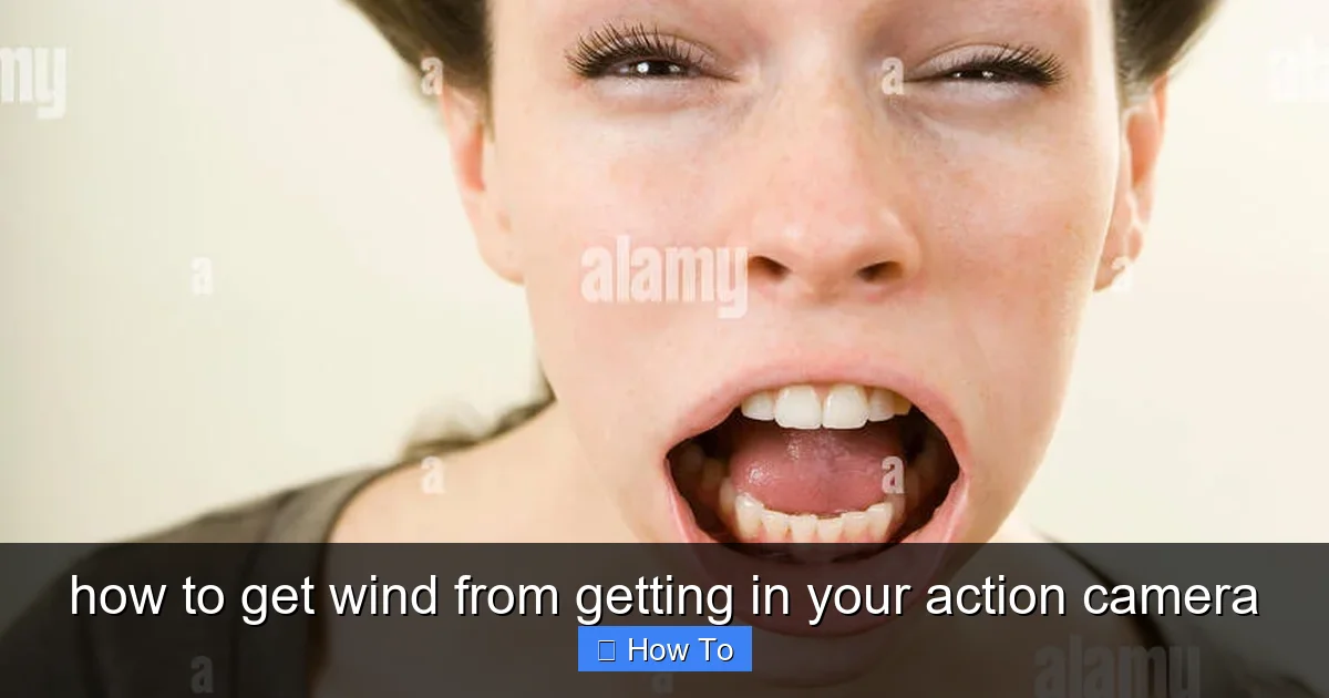 Featured image for how to get wind from getting in your action camera