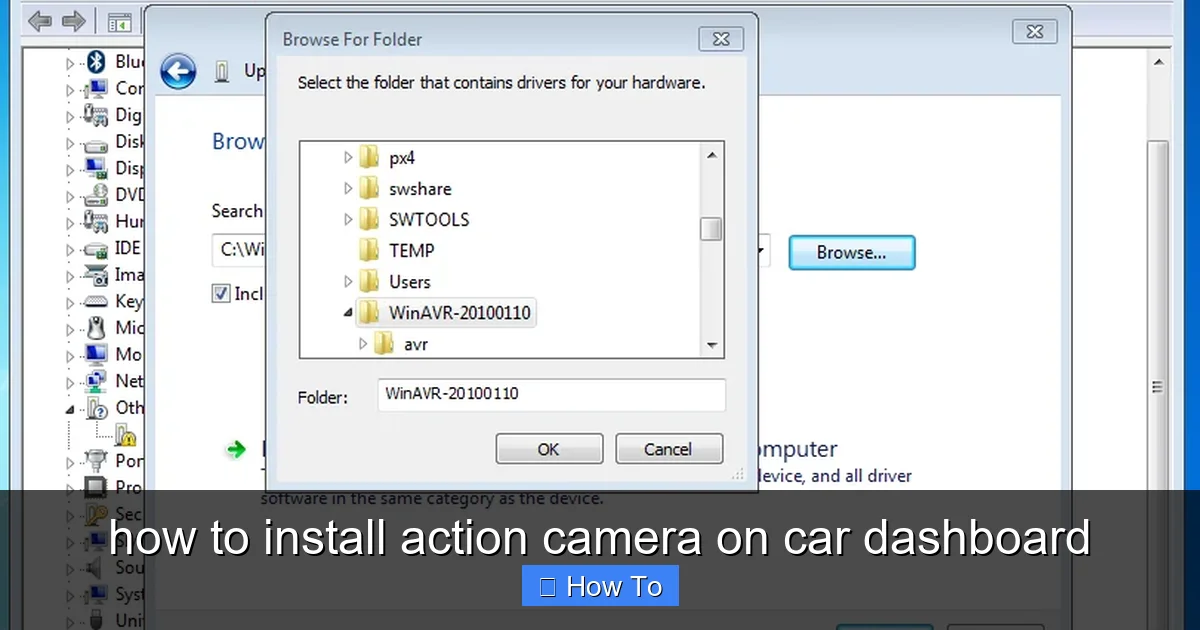 Featured image for how to install action camera on car dashboard