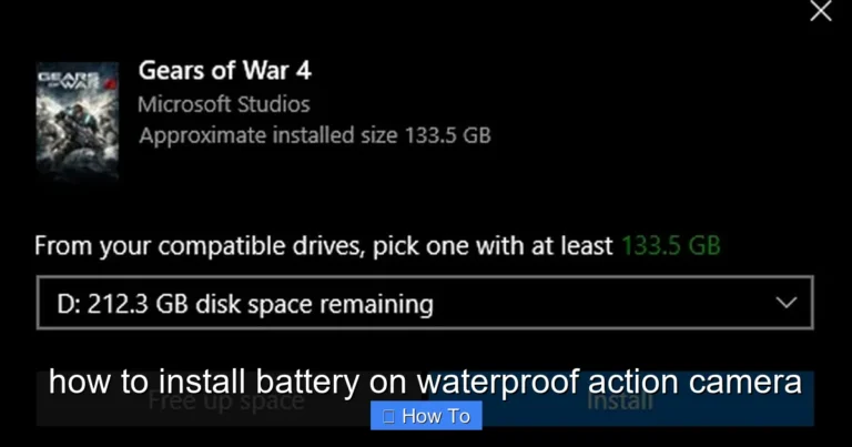 Featured image for how to install battery on waterproof action camera