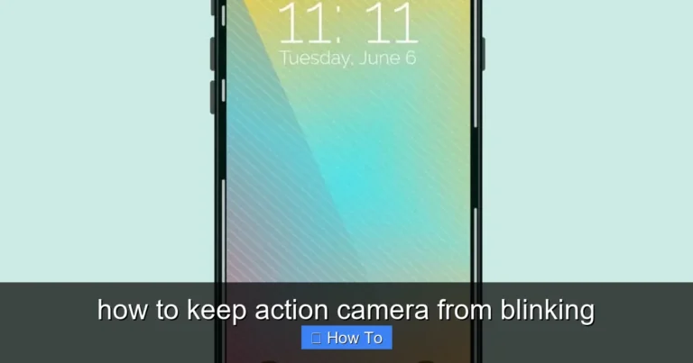 Featured image for how to keep action camera from blinking