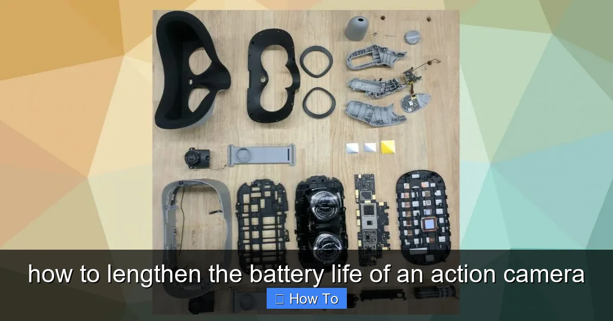 Featured image for how to lengthen the battery life of an action camera