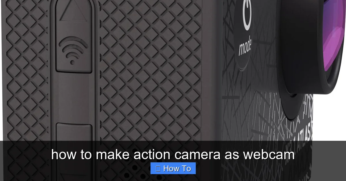 Featured image for how to make action camera as webcam