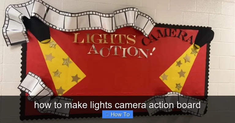 Featured image for how to make lights camera action board