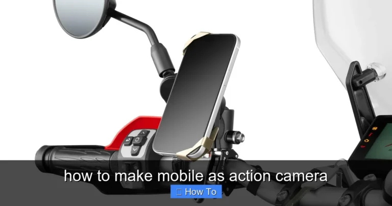 Featured image for how to make mobile as action camera