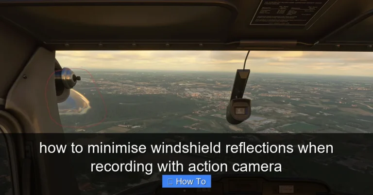 Featured image for how to minimise windshield reflections when recording with action camera