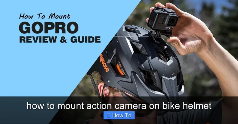 Featured image for how to mount action camera on bike helmet