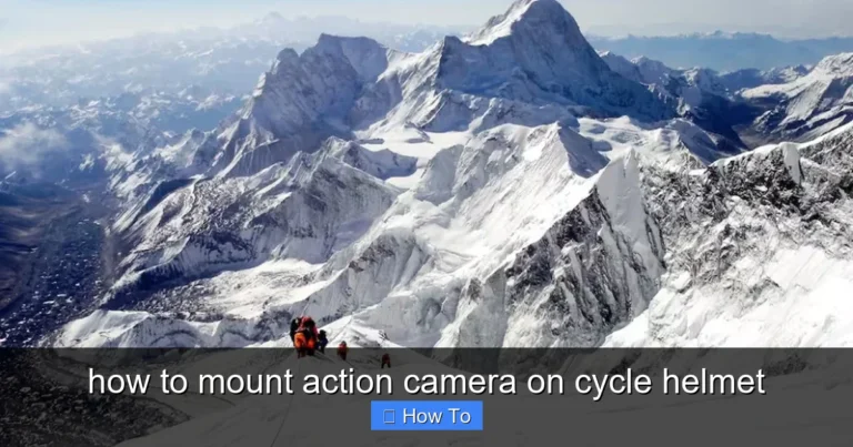 Featured image for how to mount action camera on cycle helmet