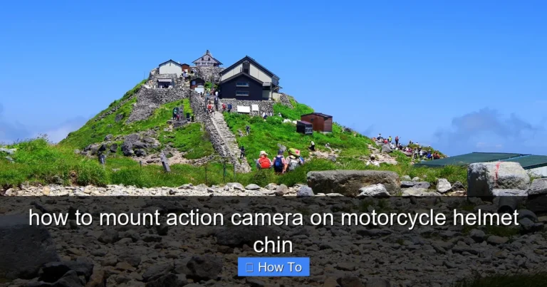 Featured image for how to mount action camera on motorcycle helmet chin