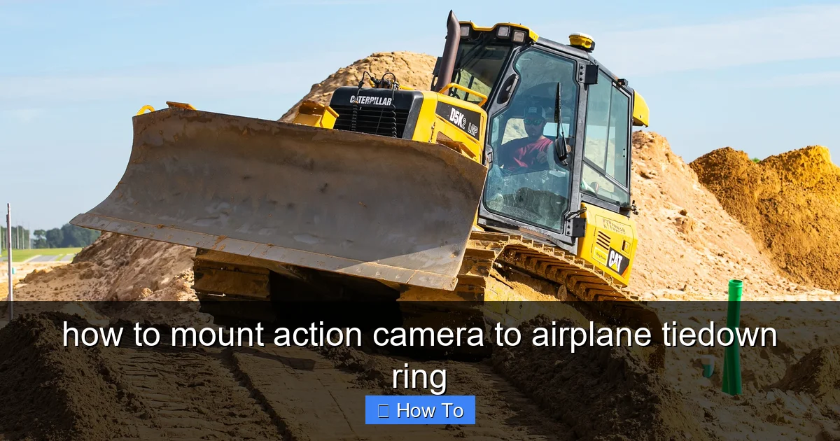 Featured image for how to mount action camera to airplane tiedown ring