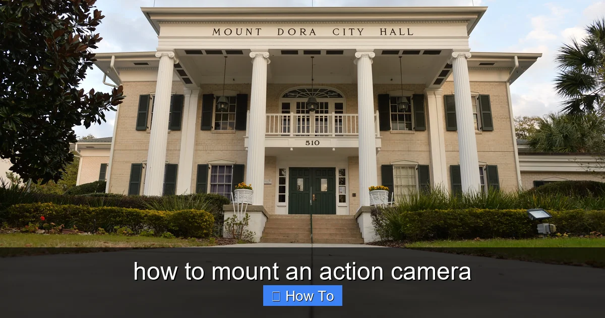 Featured image for how to mount an action camera