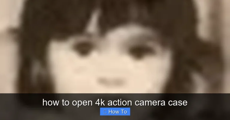 Featured image for how to open 4k action camera case