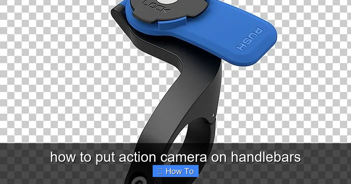Featured image for how to put action camera on handlebars