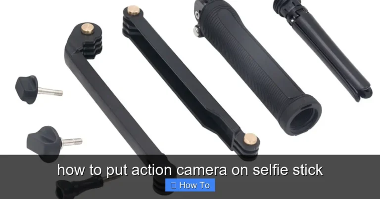 Featured image for how to put action camera on selfie stick