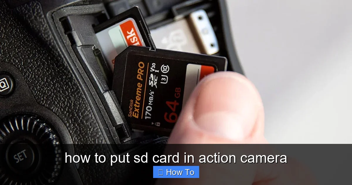 Featured image for how to put sd card in action camera
