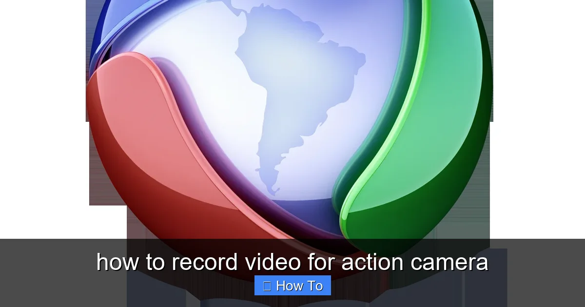 Featured image for how to record video for action camera