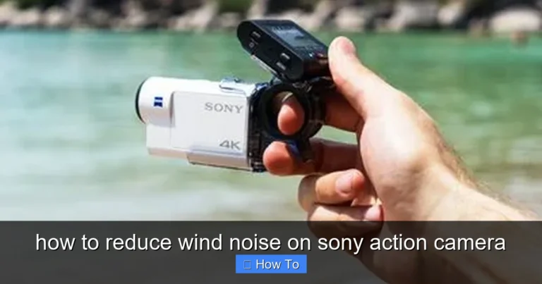 Featured image for how to reduce wind noise on sony action camera