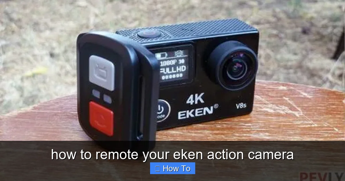 Featured image for how to remote your eken action camera