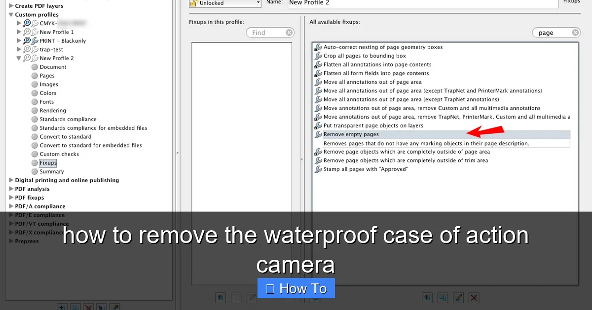 Featured image for how to remove the waterproof case of action camera