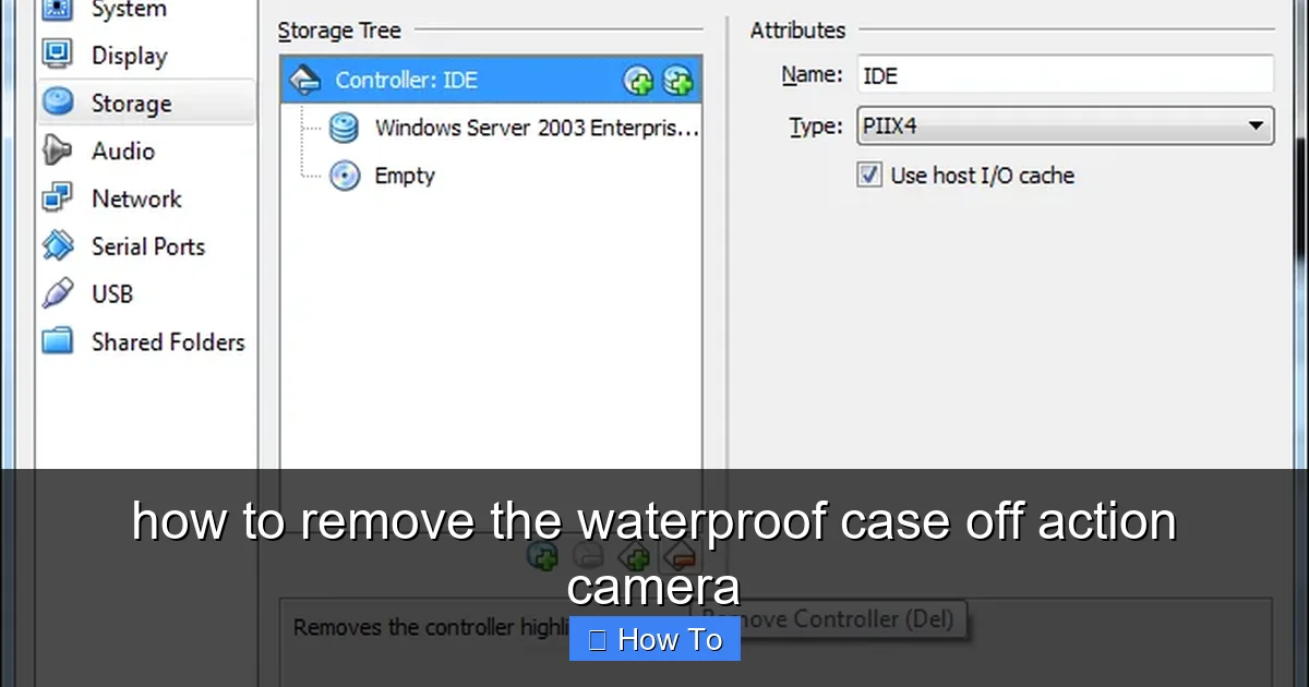 Featured image for how to remove the waterproof case off action camera