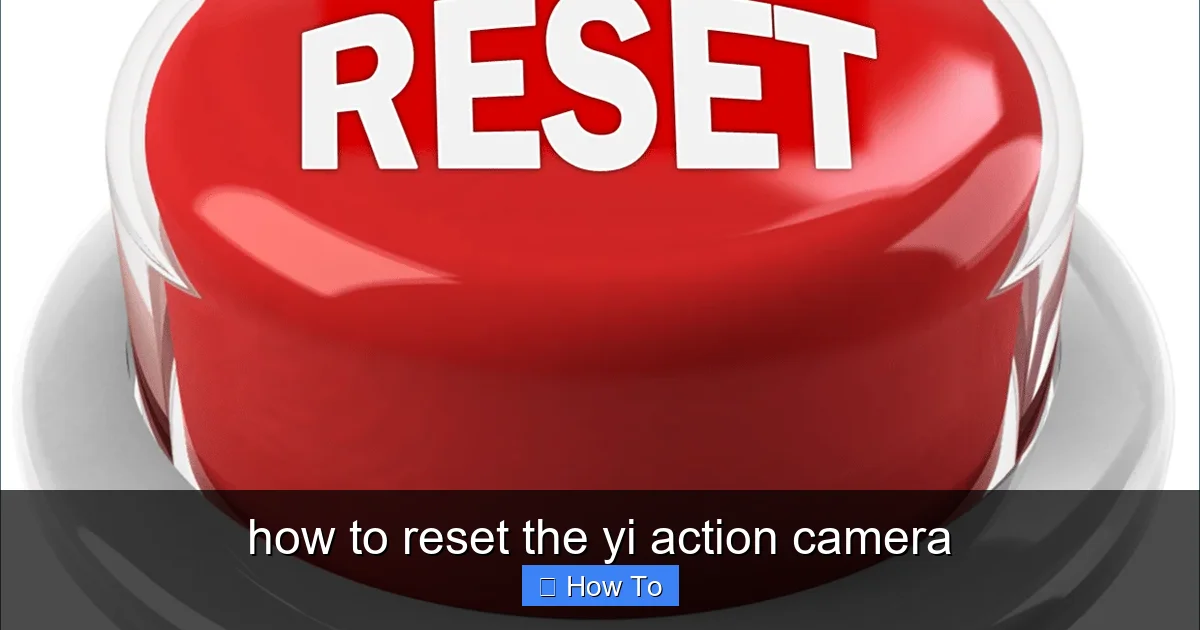 Featured image for how to reset the yi action camera