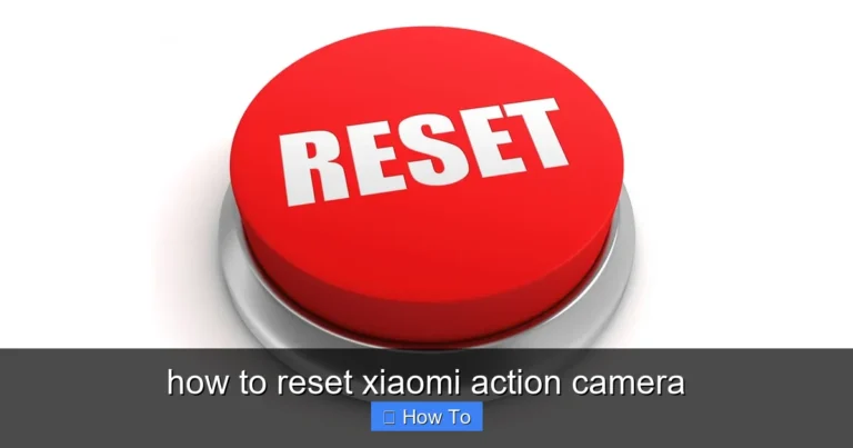 Featured image for how to reset xiaomi action camera