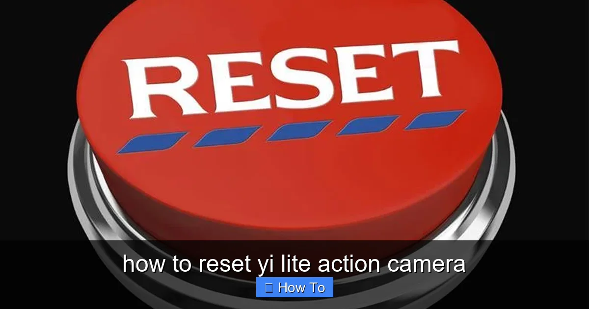 Featured image for how to reset yi lite action camera