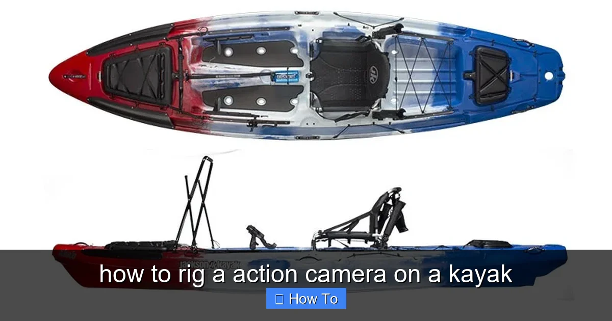 Featured image for how to rig a action camera on a kayak