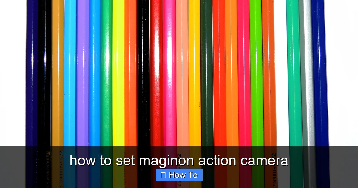 Featured image for how to set maginon action camera