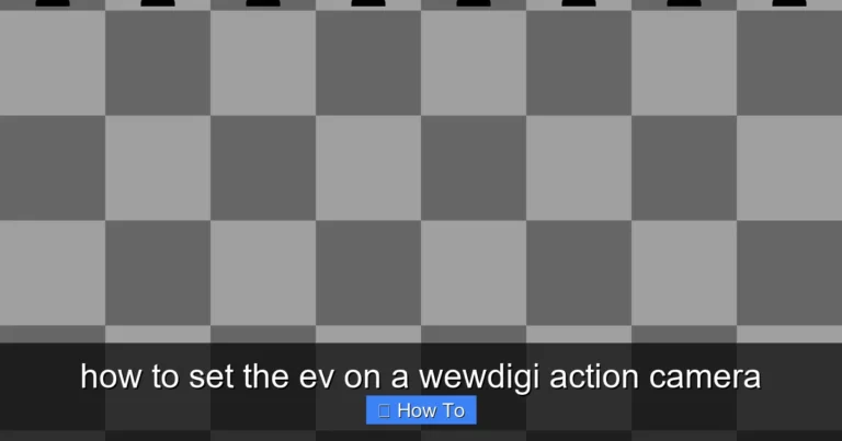 Featured image for how to set the ev on a wewdigi action camera