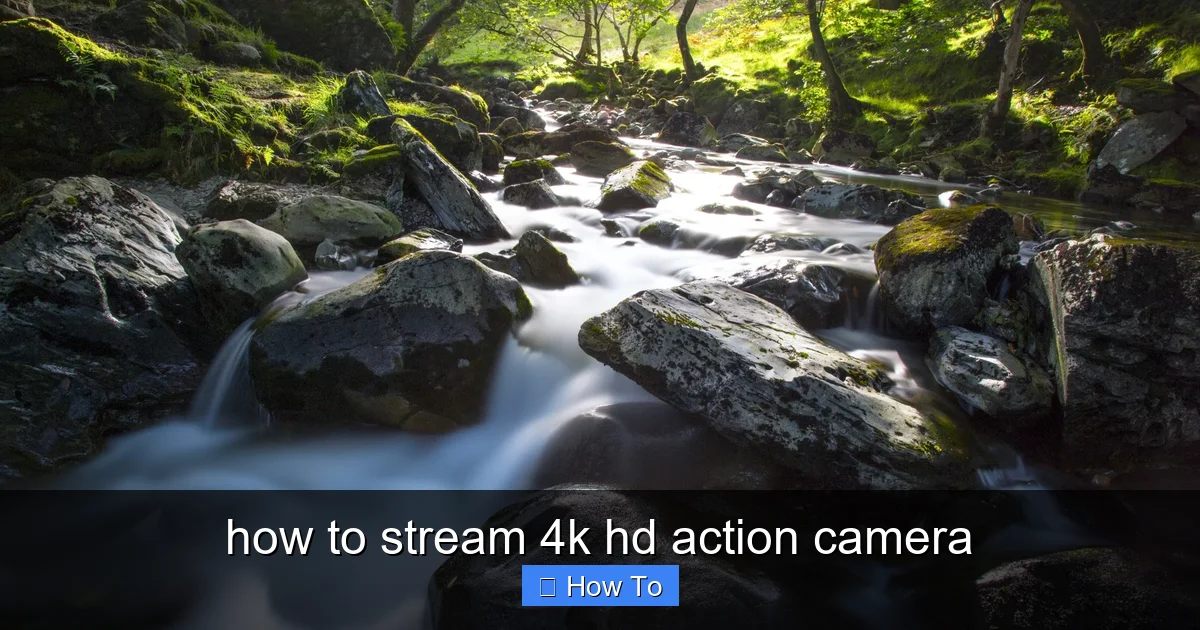 Featured image for how to stream 4k hd action camera