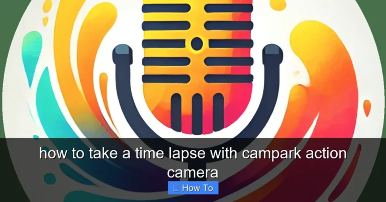 Featured image for how to take a time lapse with campark action camera