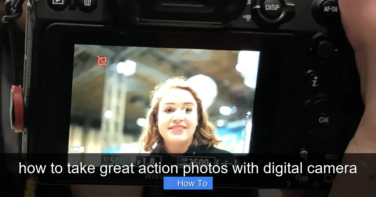 Featured image for how to take great action photos with digital camera