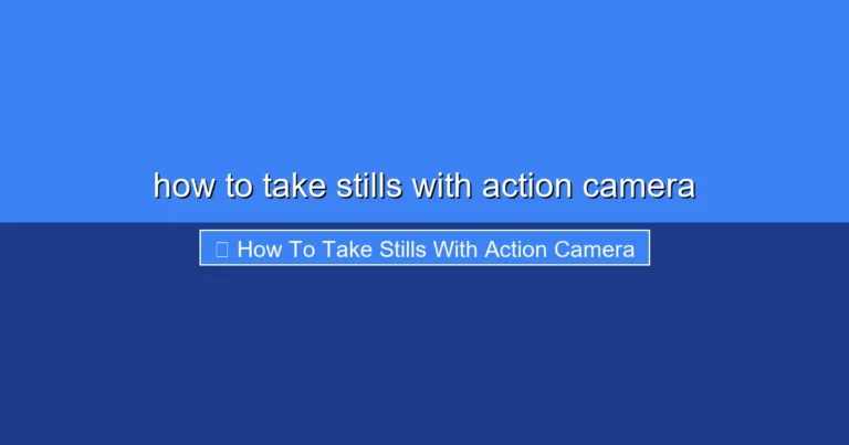 Featured image for how to take stills with action camera
