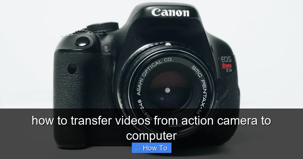Featured image for how to transfer videos from action camera to computer