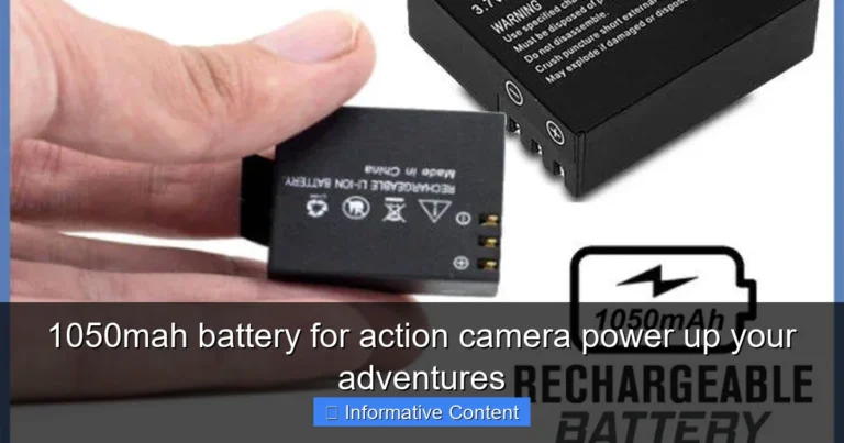1050mah battery for action camera power up your adventures